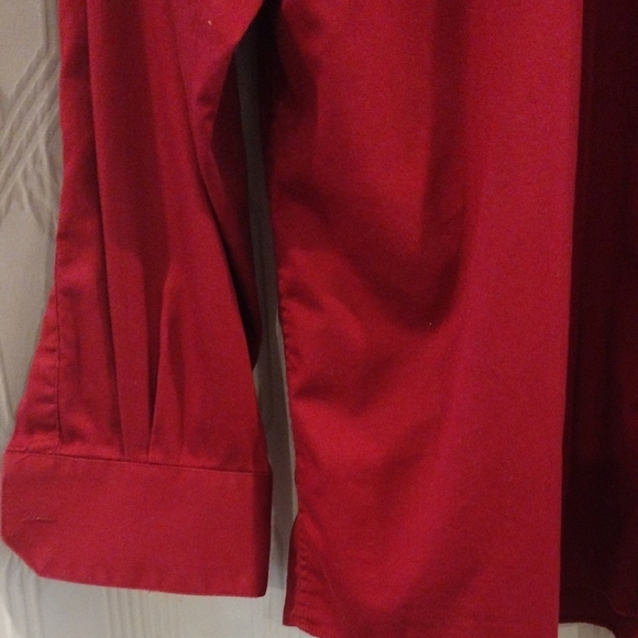 Daniel Gray Red Dress Shirt Neck 17" - Picture 4 of 8